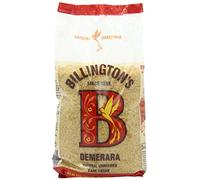 Billington's Natural Demerara Unrefined Cane Sugar (500g) - Pack of 2