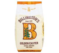 Billington's Natural Golden Caster Unrefined Cane Sugar (1Kg) - Pack of 2