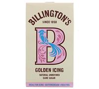 Billington's Natural Golden Icing Unrefined Cane Sugar (500g) - Pack of 6