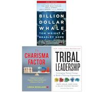 Billion Dollar Whale, The Charisma Factor & Tribal Leadership 3 Books Collection Set
