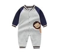 Billion Xin Baby Boy Girls Romper Outfits Suit Toddler Kids One Piece Long Sleeves T-shirt Bodysuit Baby Grow Cotton 0-12 Months