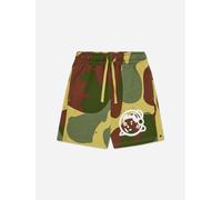 Billionaire Boys Club Boys All Over Space Camo Sweat Shorts in Green - Green - 14 Yrs