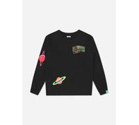 Billionaire Boys Club Boys Space Camo LS T-Shirt in Black - Black - 8 Yrs