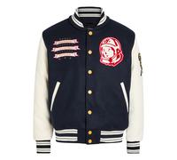 Billionaire Boys Club Fanfare Script Panelled Appliquéd Bomber Jacket - Navy - M
