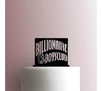 Billionaire Boys Club Logo Acrylic Cake Topper 3mm Thick Premium Laser Cut Cake Decoration for Birthday, Wedding, Baby Shower & Party Cakes Durable Reusable