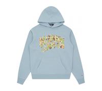 Billionaire Boys Club Mens Camo Arch Logo Hoodie, Blue Sweatshirt Blue XL