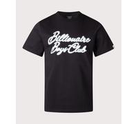 Billionaire Boys Club Mens Diamond Script Logo T-Shirt - Colour: Black - Size: Large