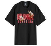 Billionaire Boys Club Men's Duck Embroidered Straight Logo T-Shirt Black