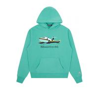Billionaire Boys Club Mens Jet Popover Hoodie, Teal Sweatshirt TEAL S