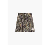 Billionaire Boys Club Mens Khaki Camo Print Drawstring Waistband Swim Shorts Xl