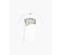 Billionaire Boys Club Mens White Camo Arch Brand Print Regular-fit Cotton-jersey T-shirt L