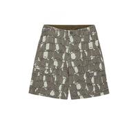 Billionaire Boys Club Mens Woven Green Gator Camo Denim Short