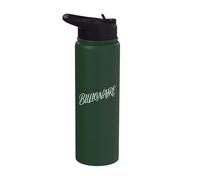 Billionaire Costume On My Way to 1st Billion Dollars Wealthy Stainless Steel Insulated Water Bottle