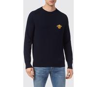 BILLIONAIRE Crewneck Cotton Jumper with Contrasting Logo on the Chest - Size: L - male