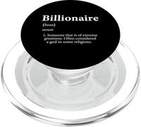 Billionaire Definition Funny On My Way To My First Billion PopSockets PopGrip for MagSafe