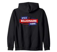 Billionaire Gift Rich Successful Entrepreneur Billionaires Zip Hoodie