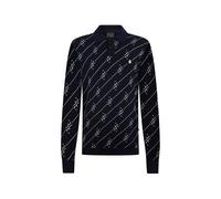 Billionaire long-sleeve buttoned polo shirt - Blue M-L-XL-XXL
