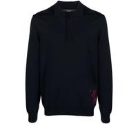 Billionaire merino-blend polo jumper - Blue XXL