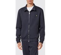 BILLIONAIRE Pinstriped Polyester Bomber Jacket - Size: 60 - male