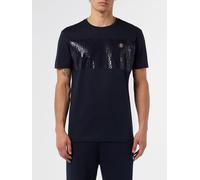 BILLIONAIRE Slim Fit Cotton T-Shirt with Contrasting Logo on the Chest - Size: M - male
