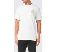BILLIONAIRE Slim Fit Cotton T-Shirt with Embroidered Crest - Size: S - male