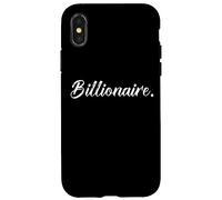 Billionaire Very Wealthy Rich & Successful Billion Dollars Case for iPhone X/XS