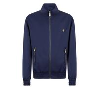 Billionaire zip-up badge wool jacket - Blue 50-52-54-56-58