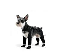 BillionChains Dog Boots with Adjustable Suspender, Anti-Slip Dog Shoes, Waterproof Paw Protector for Rainy, Snowy, Hot Pavement, S