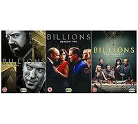 Billions 1-3 American Financial Drama Complete Season 1 to 3 DVD Collection + Billions Decoded + Axe’s Penthouse Tour + Special Features + Extras