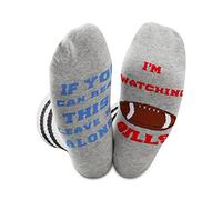 Bills American Football Socks Team Fan Socks Football Games Gift Birthday Gift for Men (Watching Bills EU)