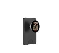 Bills Keep Finding Me Skull PopSockets PopWallet for MagSafe