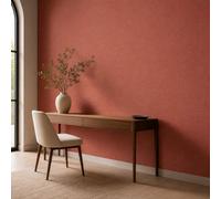 Billtix Dark Red Textured Linen Effect Vinyl Wallpaper Paste The Wall Modern Plain Wall Covering For Bedroom Living Room Wallpaper