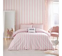 Billtix Pink Striped Wallpaper Washable Smooth Paper Wall Covering For Bedroom Living Room Hallway Feature Walls Decoration.