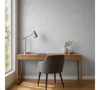 Billtix Plain Silver Metallic Wallpaper, Cassiel Textured Shimmer Grey Feature Wall Paper, Free Match Luxury Modern Interior Deco