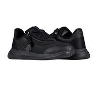 Billy Adaptive Footwear for Kids, Billy Sport Inclusion Short Wrap Wrap-Around Zipper Closure for Kids with Special Needs and Mobility Issues, Faux Leather, Black to The Floor, 9