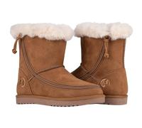 Billy Adaptive Footwear For Kids, Cosy Boot 2 Wrap-Around Zipper Closure For Kids with Special Needs And Mobility Issues, Faux Suede, Chestnut, 6, WIDE