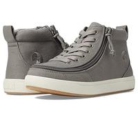 Billy Adaptive Footwear for Kids, High Top Wrap-Around Zipper Closure for Kids with Special Needs and Mobility Issues, Canvas, Dark Grey, 2, MDR