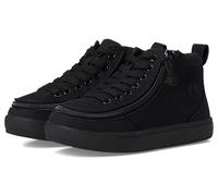 Billy Adaptive Footwear for Kids, High Top Wrap-Around Zipper Closure for Kids with Special Needs and Mobility Issues, Canvas, Black to The Floor, 4, MDR
