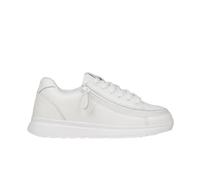 Billy Adaptive Footwear for Women, Comfort Plush Low Top Shoes, Leather, Black, UK7.5