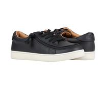 Billy Adaptive Footwear for Women, Sneaker 2 Wrap-Around Zipper Closure for Women with Special Needs and Mobility Issues, Faux Leather, Black, 5.5