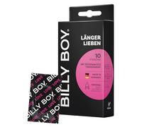 BILLY BOY Condoms Longer Love, Pack of 10, 52 mm, Original with Ring, Condoms for a Longer and More Intense Experience (1 x 10 Pieces)
