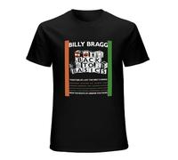 Billy Bragg T-Shirt Back to Basics taxman Workers Playtime spy wilco Vinyl cd B Black M
