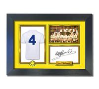 BILLY BREMNER Leeds United Signed Autograph Photo Reproduction Print A4 Black Frame #797