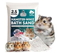 Chinchilla Bath Dust, 2.5 lb. Bag, All Natural Dusting Powder for Cleaning Degus, Hamsters, & Gerbils, Pure Cleansing Pumice Sand by Billy Buckskin Co.