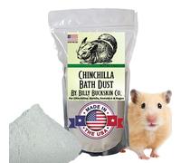 Chinchilla Bath Dust, 2.5 lb. Bag, All Natural Dusting Powder for Cleaning Degus, Hamsters, & Gerbils, Pure Cleansing Pumice Sand by Billy Buckskin Co.