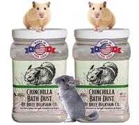 BILLY BUCKSKIN HOME & BEAUTY Chinchilla Bath Dust, 6 lb. Tub, All Natural Dusting Powder for Cleaning Degus, Hamsters, Gerbils, Pure Cleansing Pumice Sand by Co.