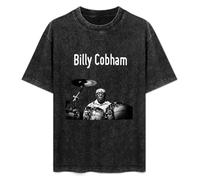 Billy Cobham T-Shirt Printed Tee Graphic Top for Men Black Shirt S