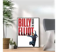 Billy Elliot Poster Print, Musical Print, A4 A3 West End Broadway Theatre Show, Wall Art Deco Special Canvas West End Print, London theatre art frame options (A3 Print Only)