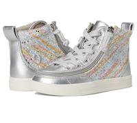 BILLY Footwear Classic Lace High (Little Kid/Big Kid), Silver Rainbow, 5 UK