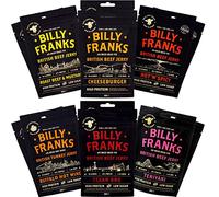 Billy Franks Gluten Free Beef Jerky - High Protein - Healthy Keto Snack - Biltong - Variety Pack - 12 Packs x 30g